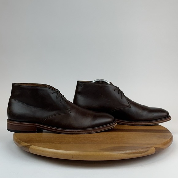 Mens Gordon Rush Austin Brown Leather Dress Ankle Chukka Boots Size 10.5‎ D